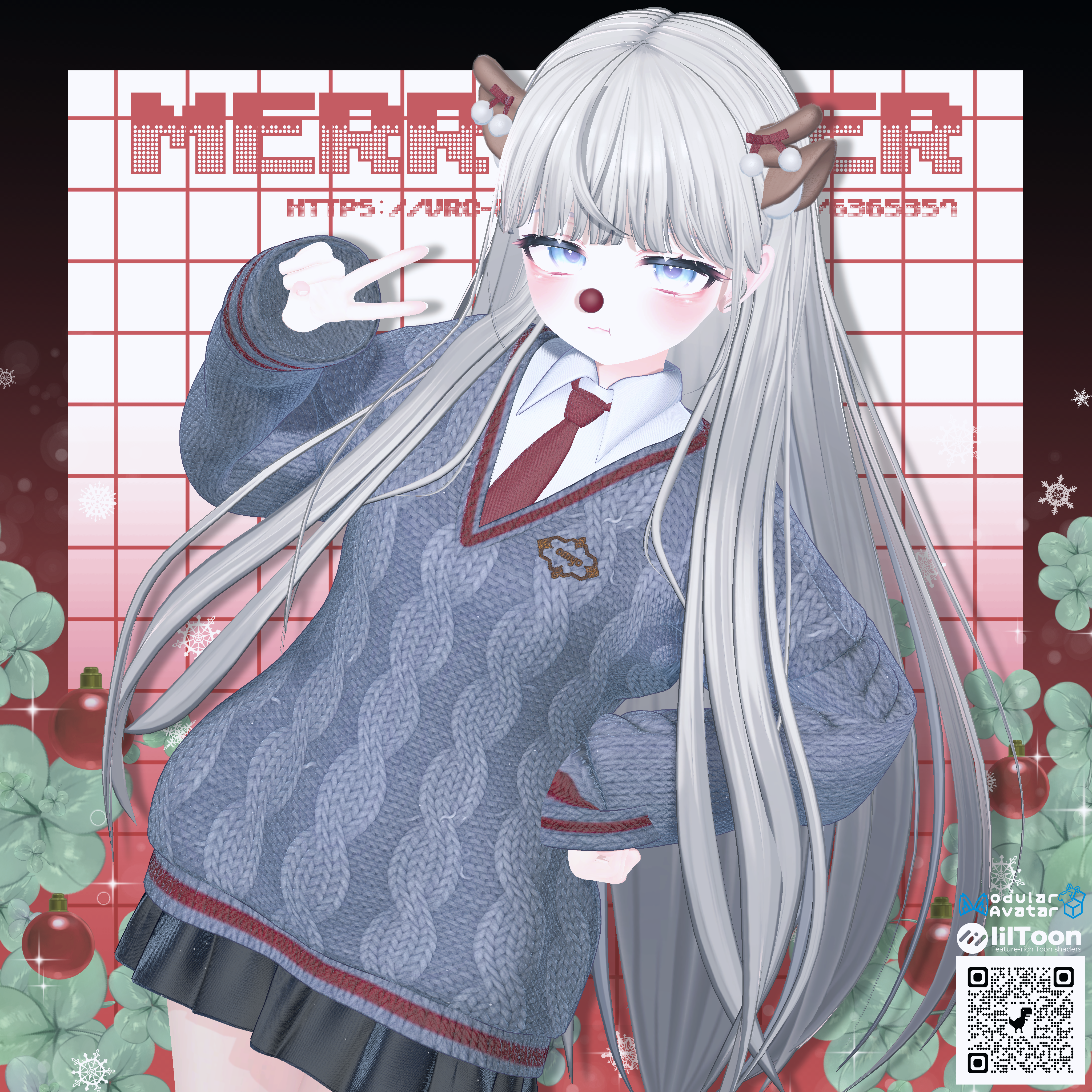 【12アバター対応】🎄𝓜𝓮𝓻𝓻𝔂 𝓓𝓮𝓮𝓻🎄