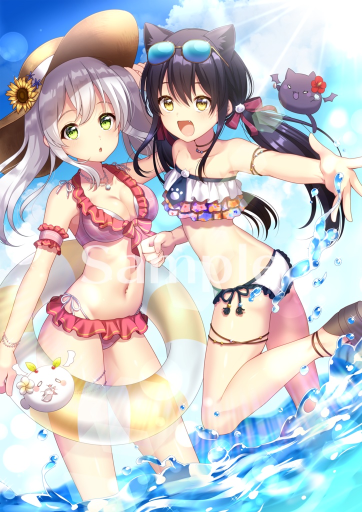 すずらび水着ポストカード