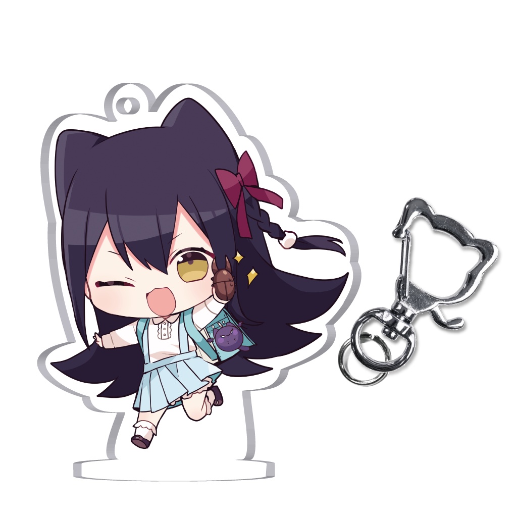 はべむん小学校 台座付きアクリルキーホルダー