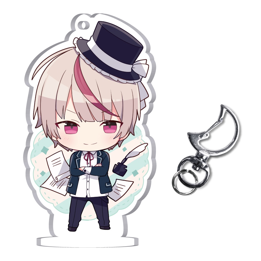 はべむん小学校 台座付きアクリルキーホルダー