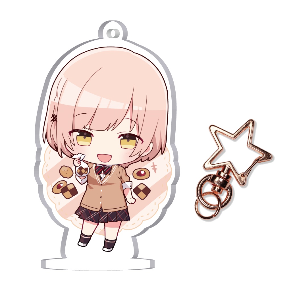 はべむん小学校 台座付きアクリルキーホルダー