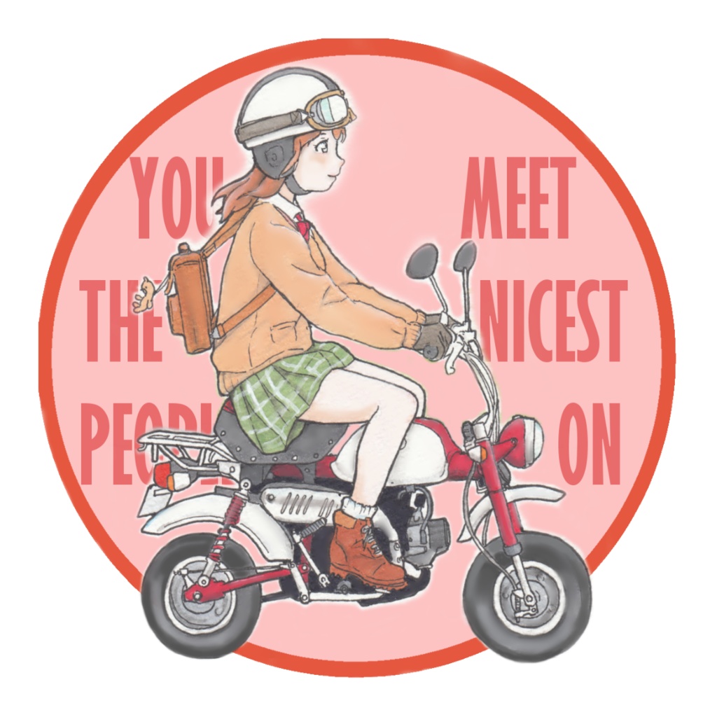 ステッカー「Who do you meet?」