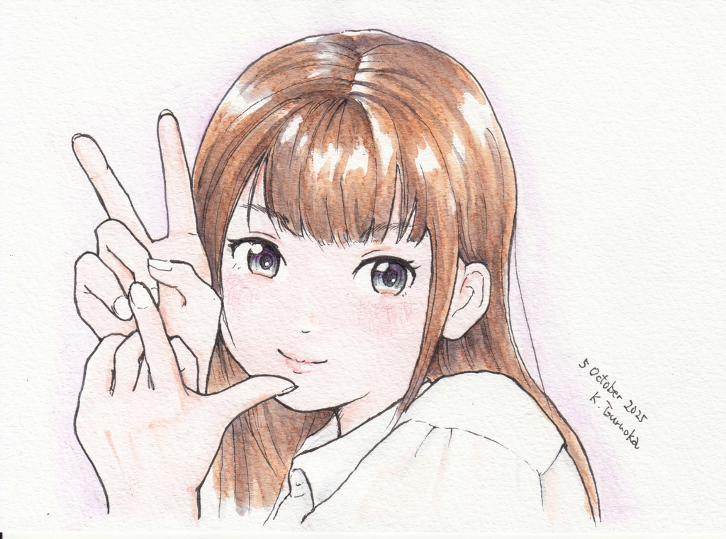 B6原画「ちょき」