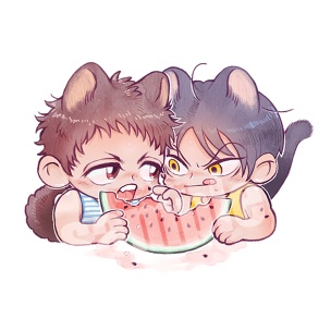 🍉夏のねやがわシールセット