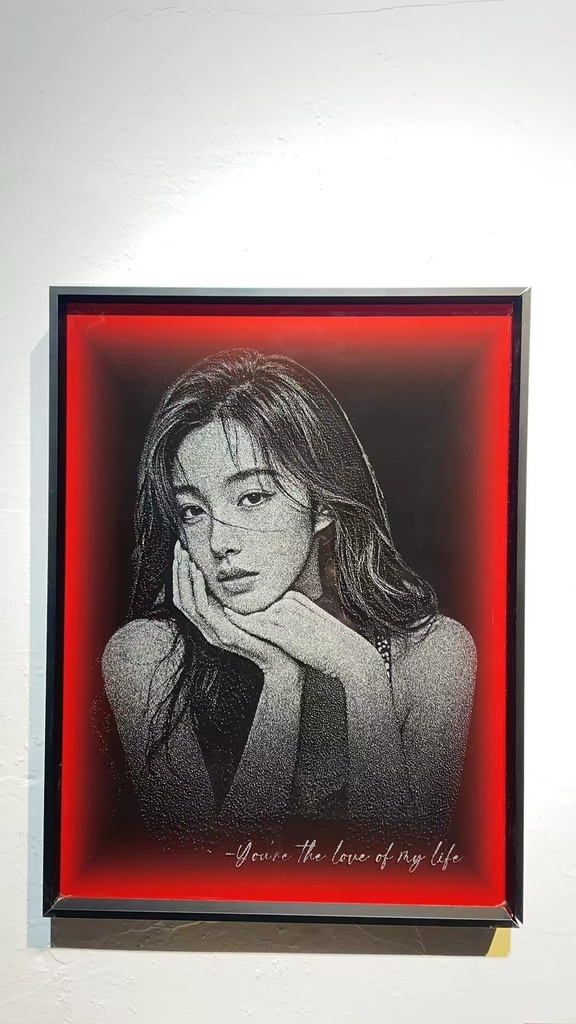 プライベートオーダーガラス絵 - ハンマー絵【ハンマーで打ち出された絵 - 永遠のクラシック】- 無形文化遺産