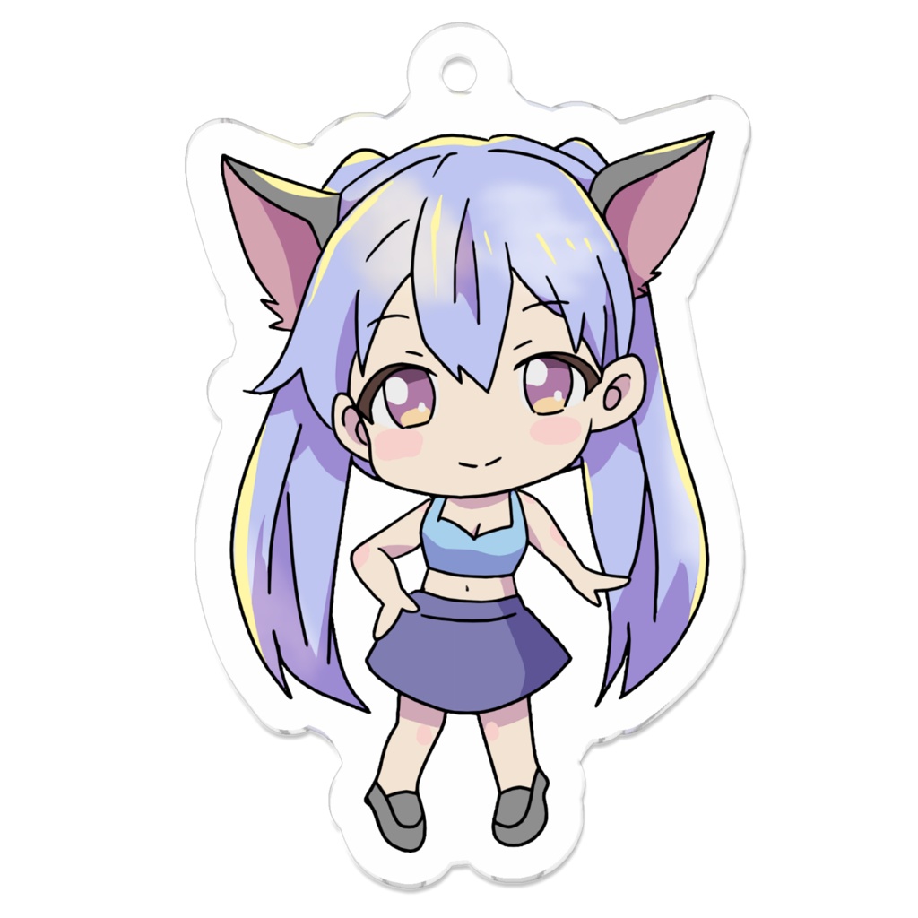 アクリルキーホルダーミニ【あざとあいちゃん】