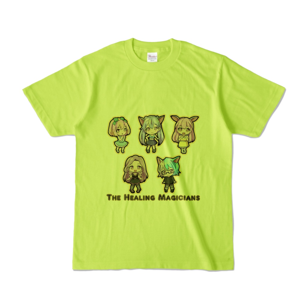 こまあいTシャツ（ライトグリーン）／カラー柄