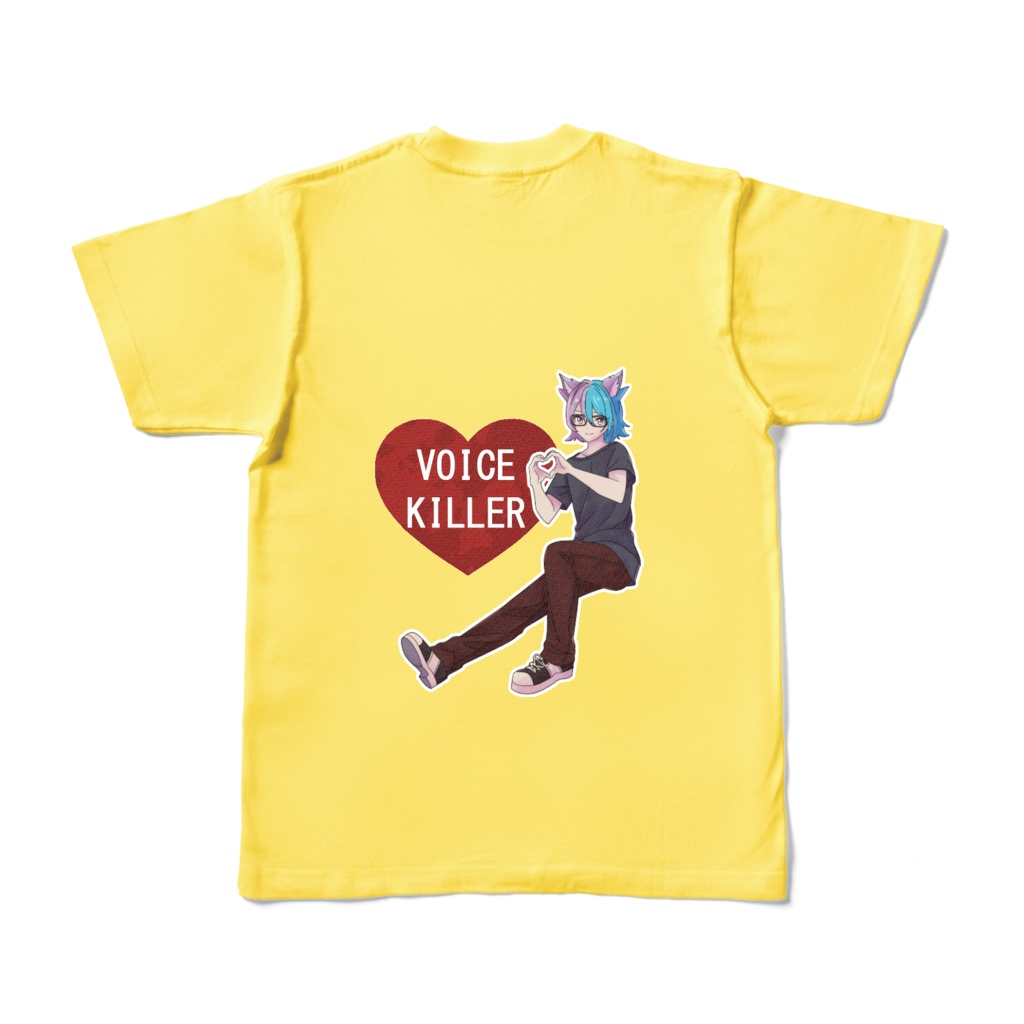 こまあいTシャツ(イエロー)/カラー柄