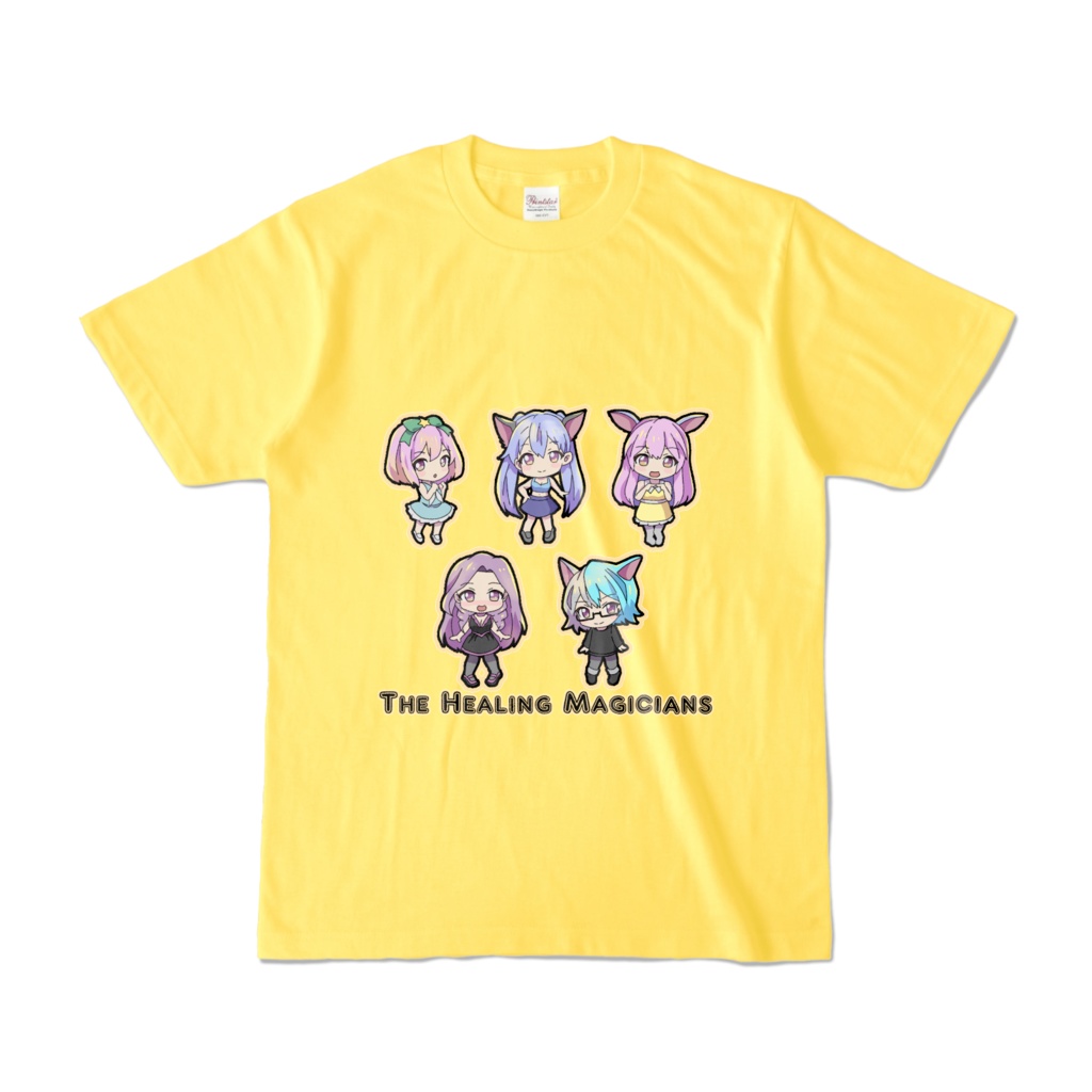 こまあいTシャツ(イエロー)/カラー柄