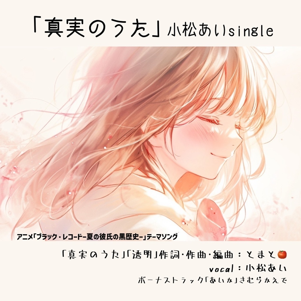 【数量限定】ブラック・レコードED『真実のうた』CD