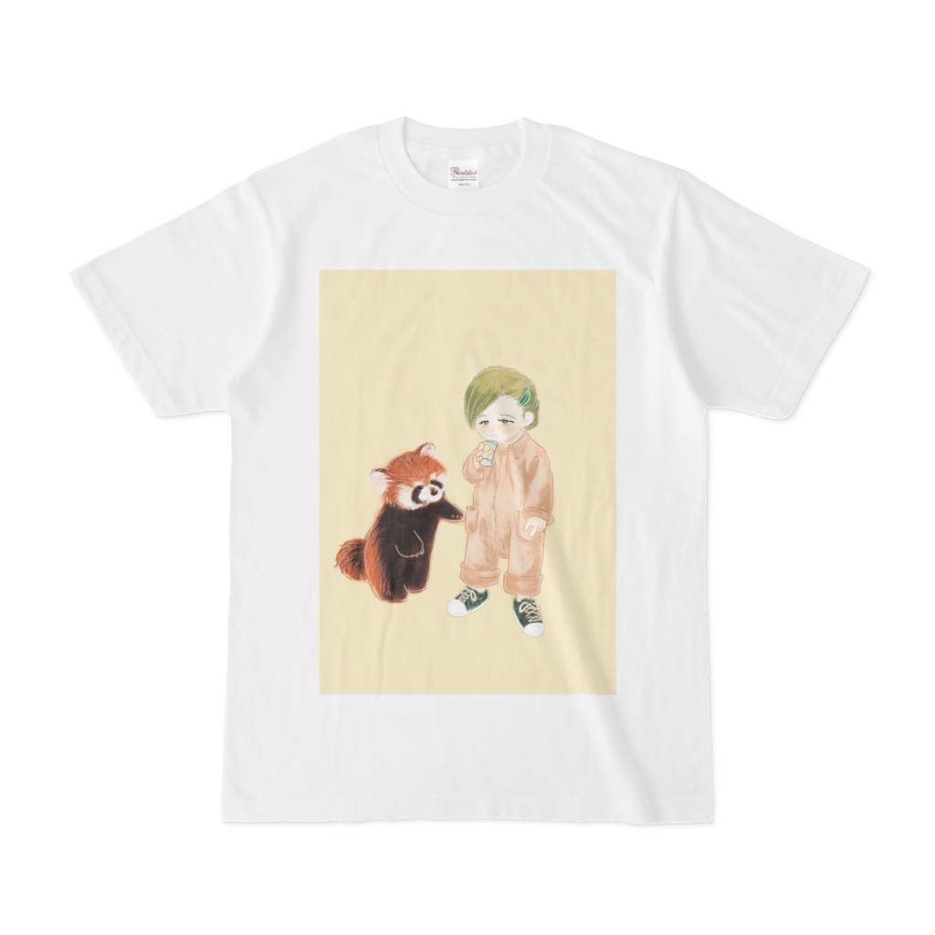 竹の妖精とレッサーパンダ