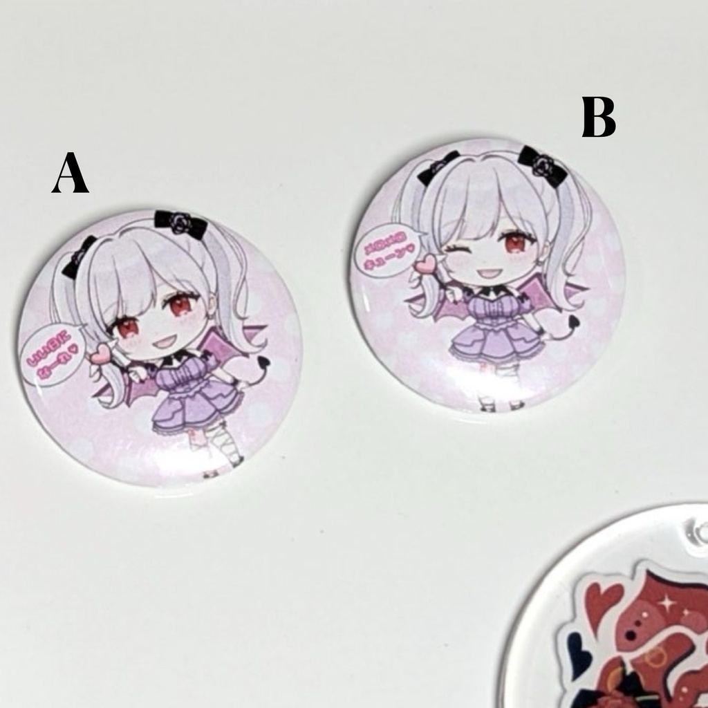 チビるしゃ　缶バッジ　32mm