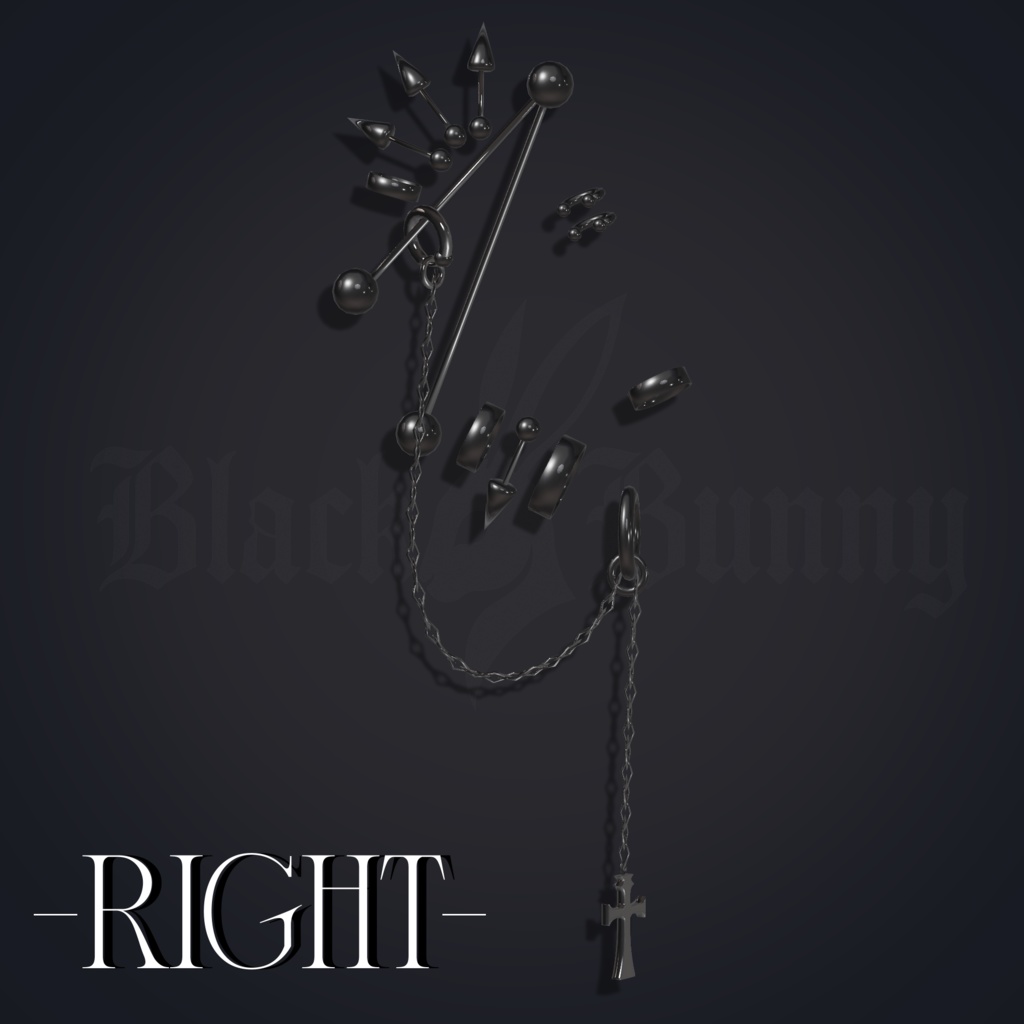 【7アバター対応】BB Piercing 【ルミナ対応】