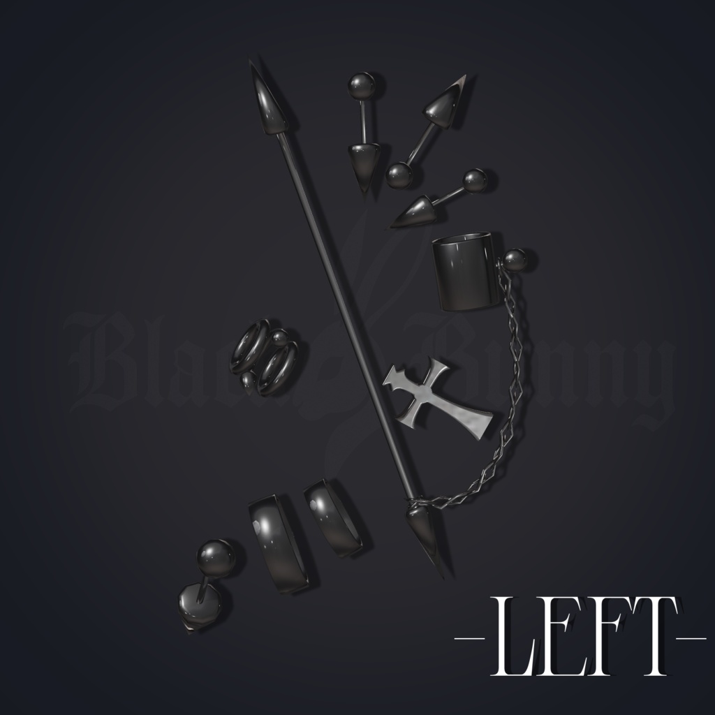 【7アバター対応】BB Piercing 【ルミナ対応】