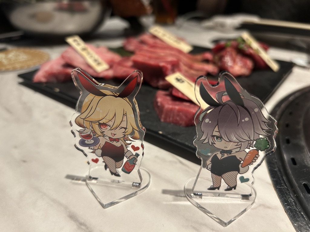 かべあるバニーアクスタセット