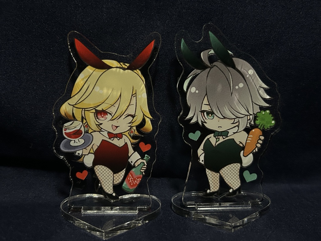 かべあるバニーアクスタセット