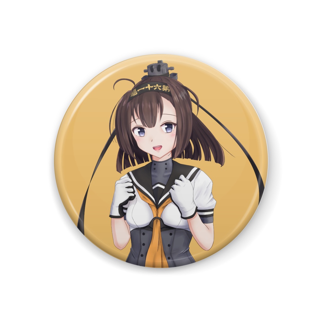 秋月な缶バッジ