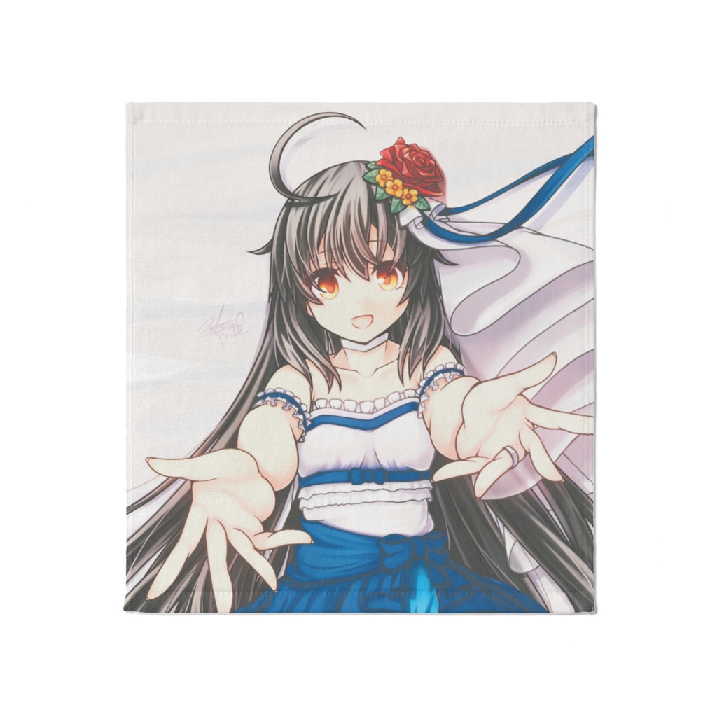 三日月ちゃんウェディングタオル(大)