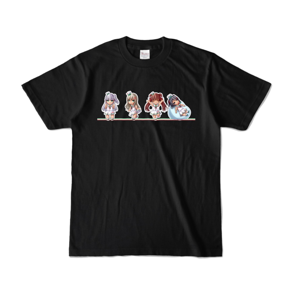 ちんまりマエストラーレ級黒Tシャツ