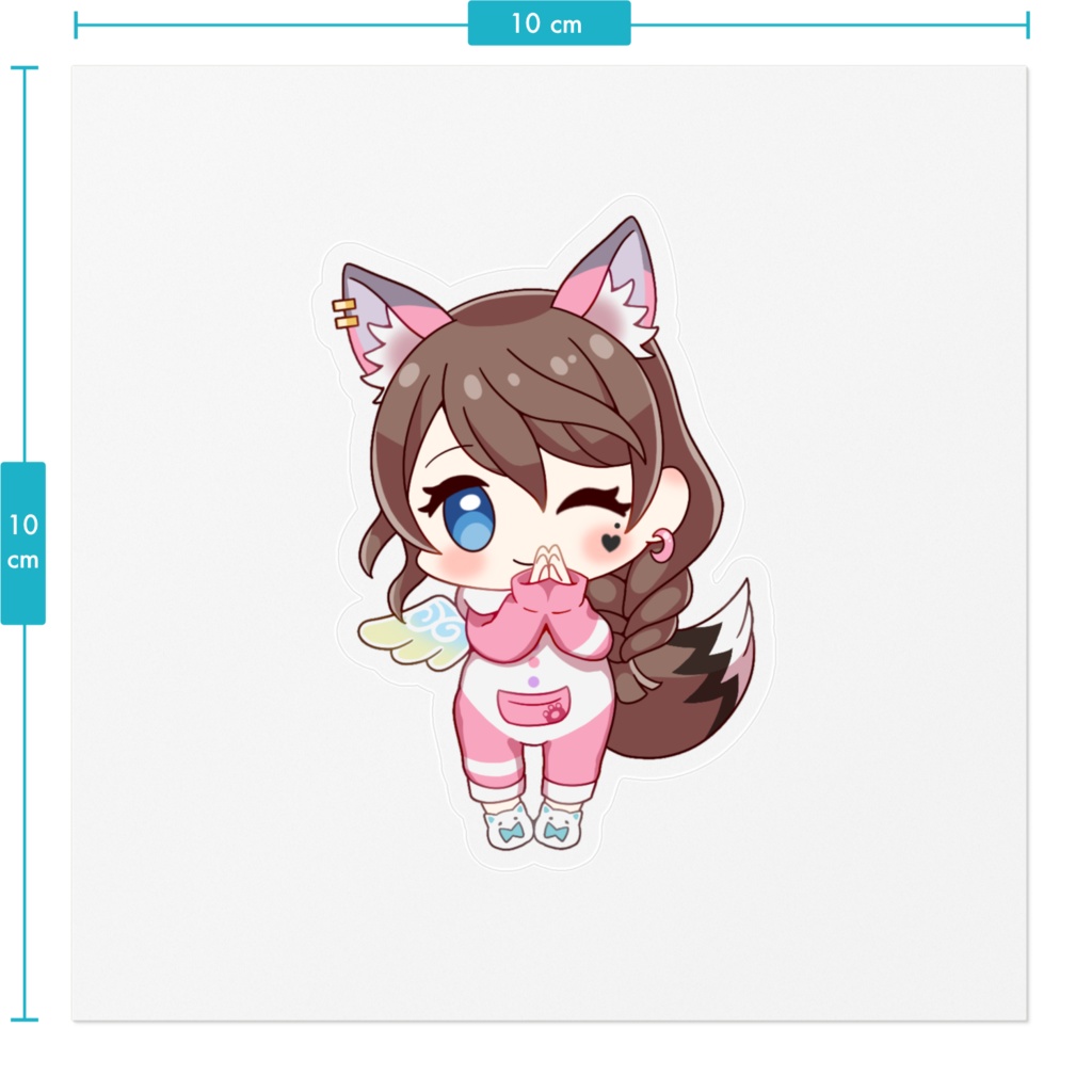 みつきウィンクステッカー