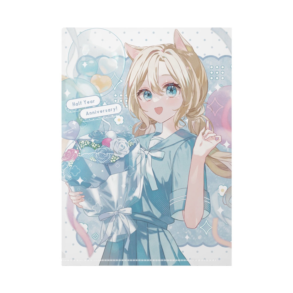 白城小梅A4クリアファイル