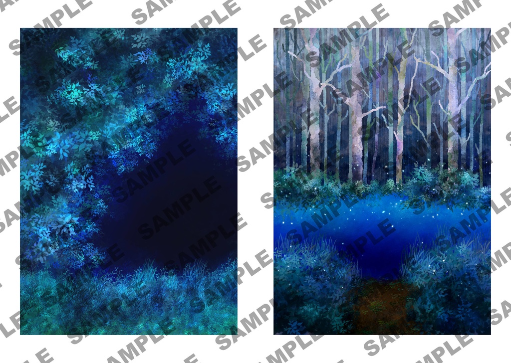 イラスト集「Blue Cosmic World」