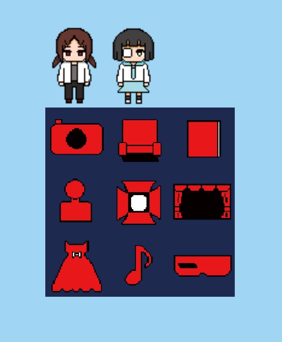 哀夏零のパズルキーホルダー