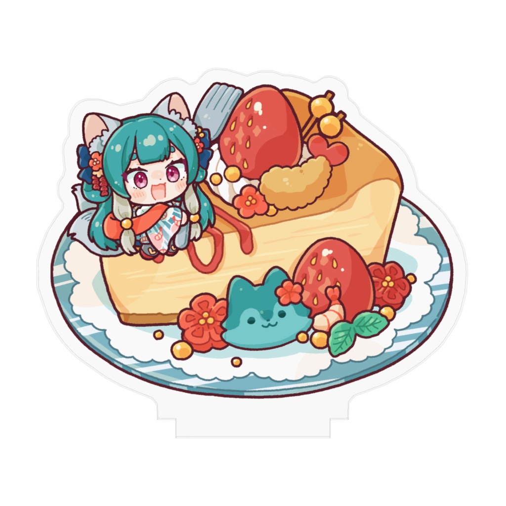 おおかみのチーズケーキアクリルスタンド
