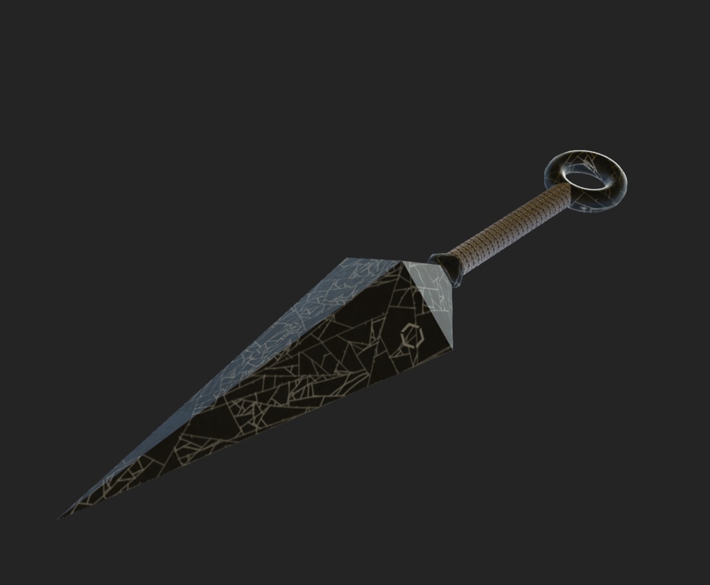 【VRChat】苦無(クナイ)【3Dモデル】