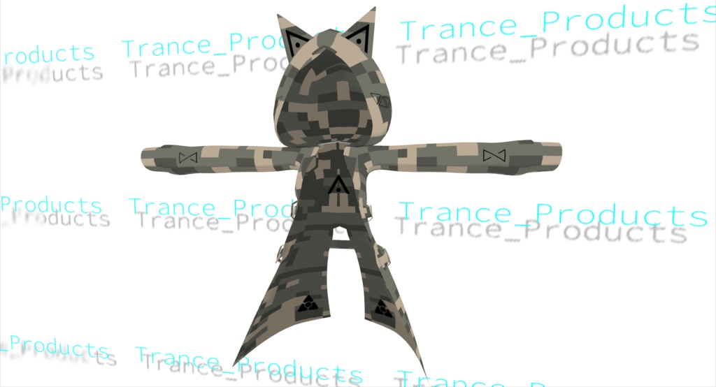 【VRchat向け】猫ハカセ【3Dモデル】