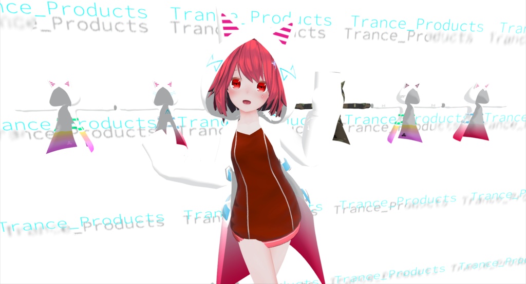 【VRchat向け】猫ハカセ【3Dモデル】