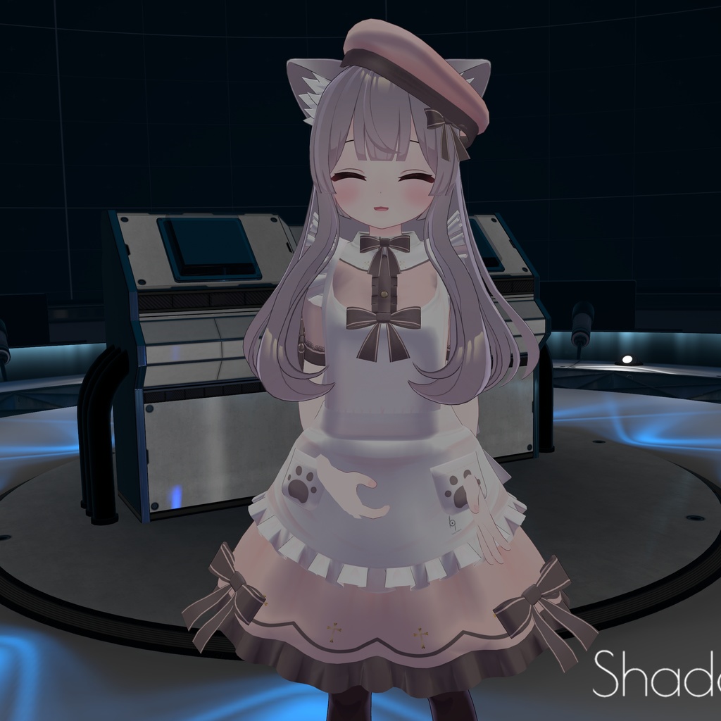 【VRChat向け】Maid&Apron(メイド&エプロン)コスチューム【3Dモデル】【こまどアバター対応】