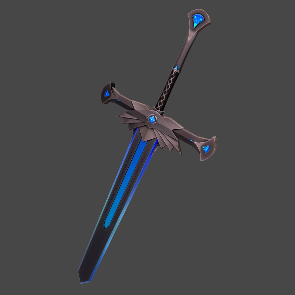 【3Dモデル】大剣・Tenebris Arcanum【VRChat向け】