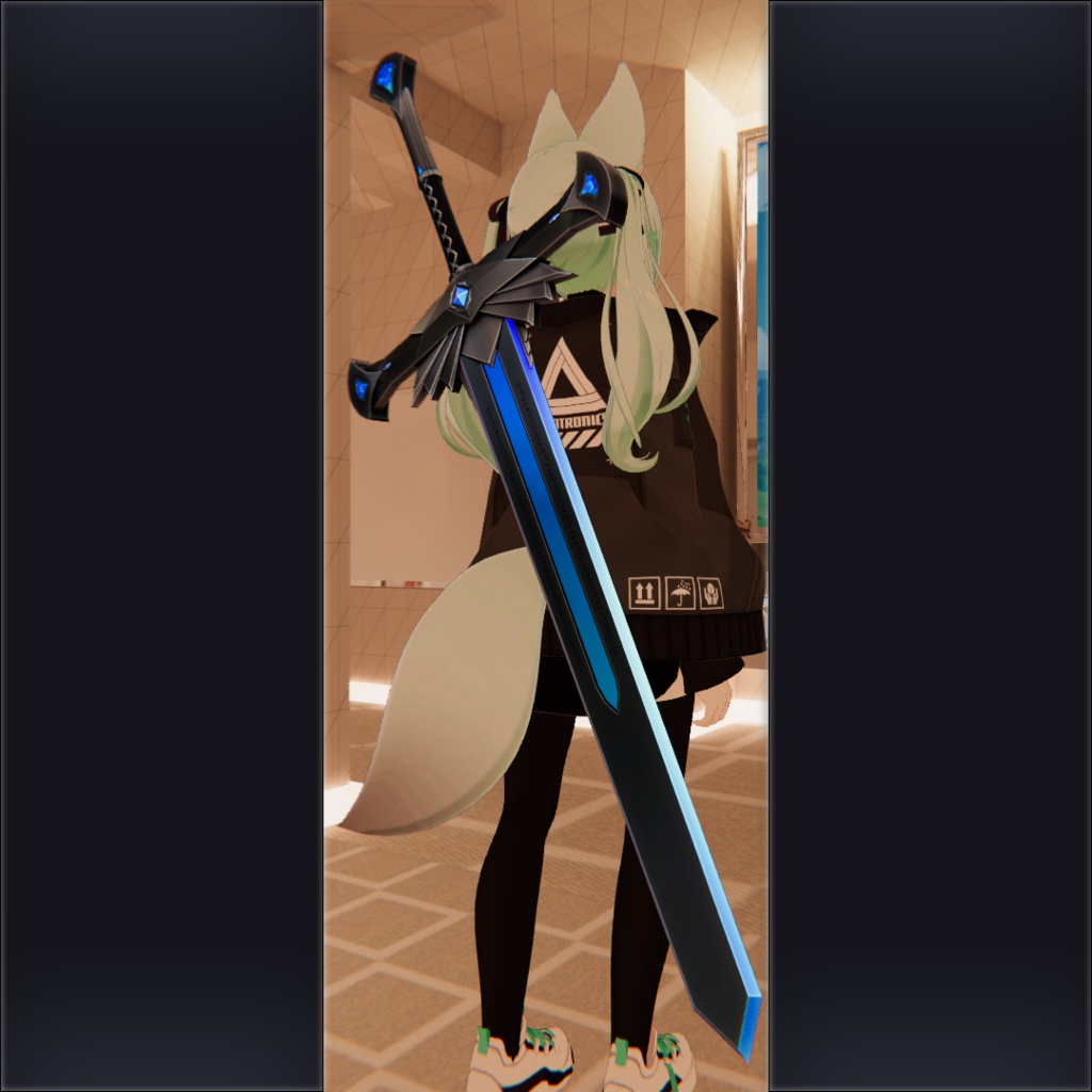 【3Dモデル】大剣・Tenebris Arcanum【VRChat向け】