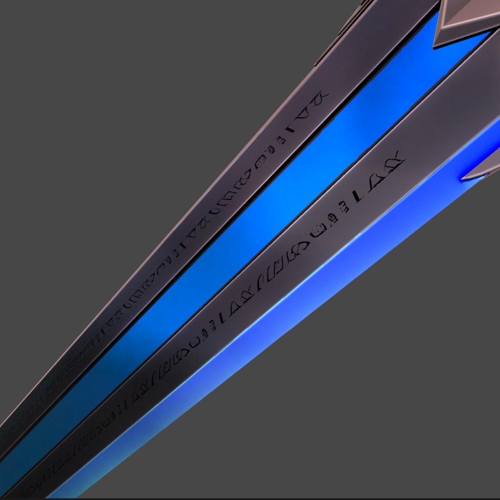 【3Dモデル】大剣・Tenebris Arcanum【VRChat向け】