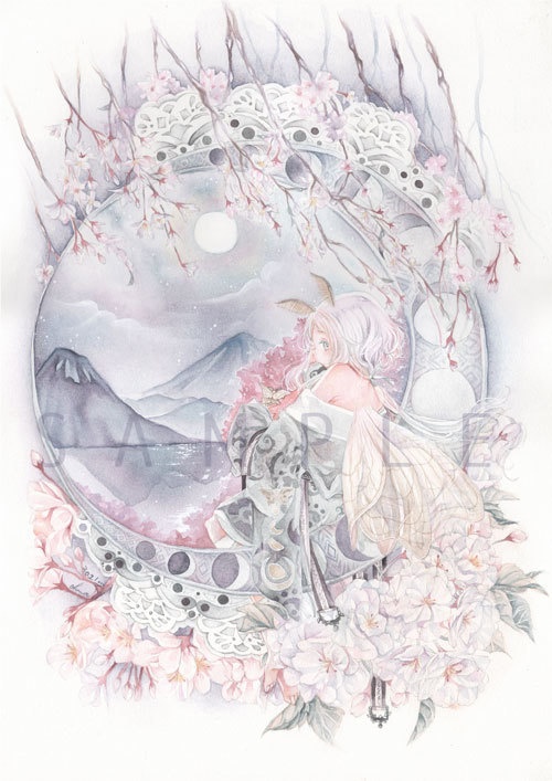 【Postcard】さくらの花ことば