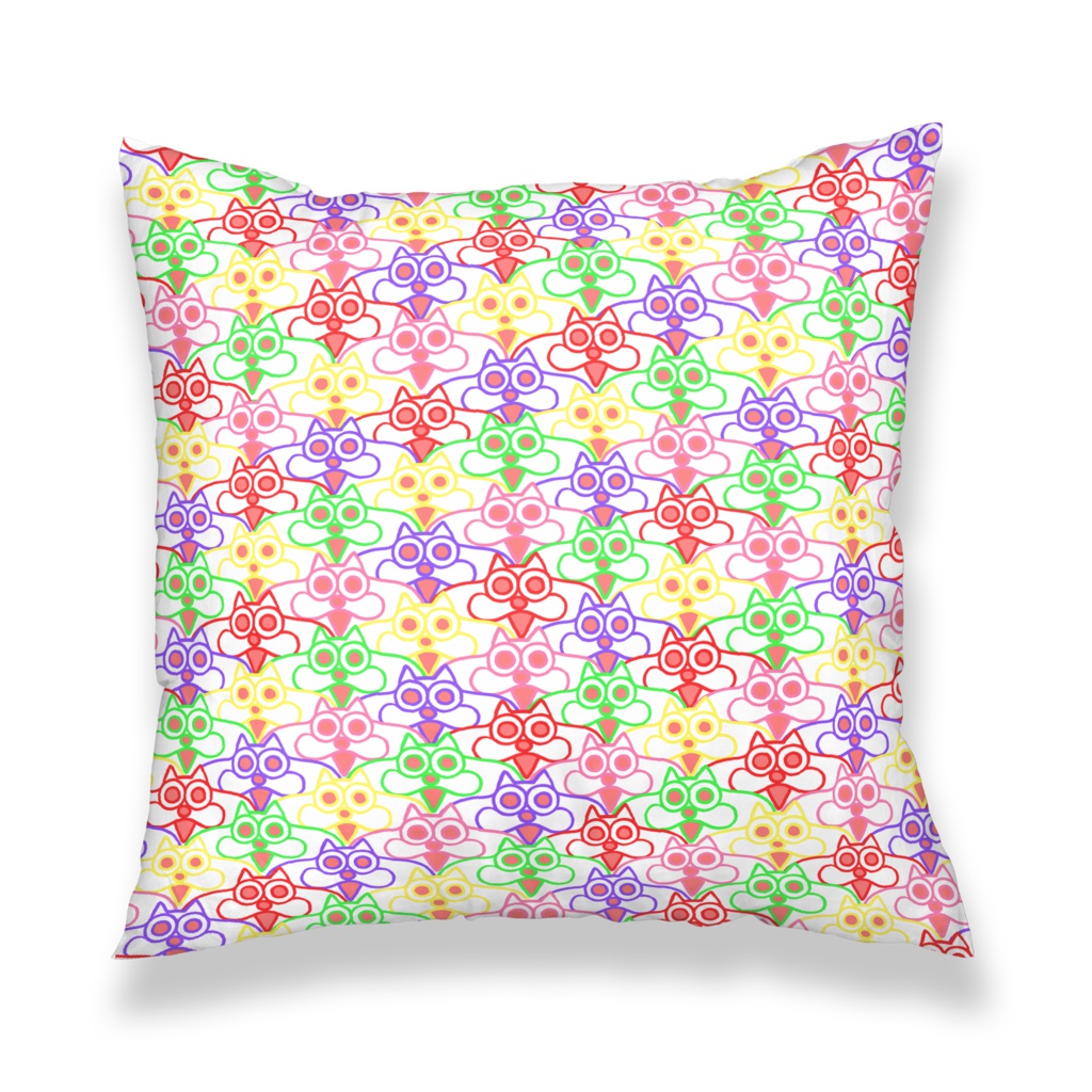 おにゃんもののふクッションカバー