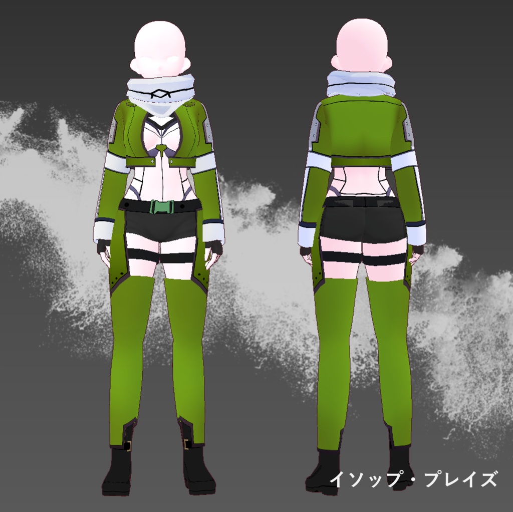 【VRoid】GunGal Uniform Asada
