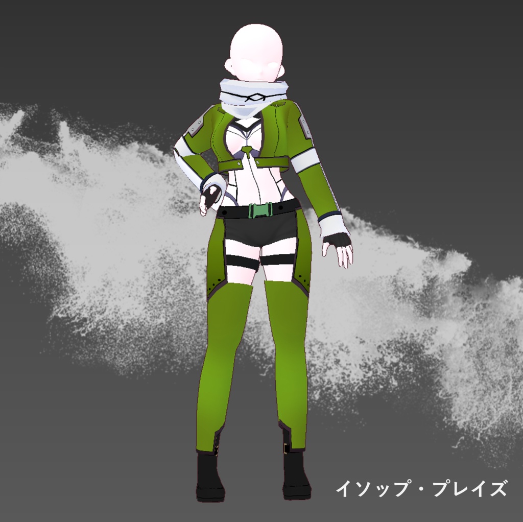 【VRoid】GunGal Uniform Asada