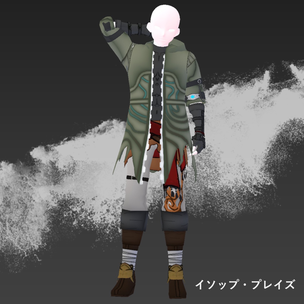 【VRoid】CamoCat Uniform