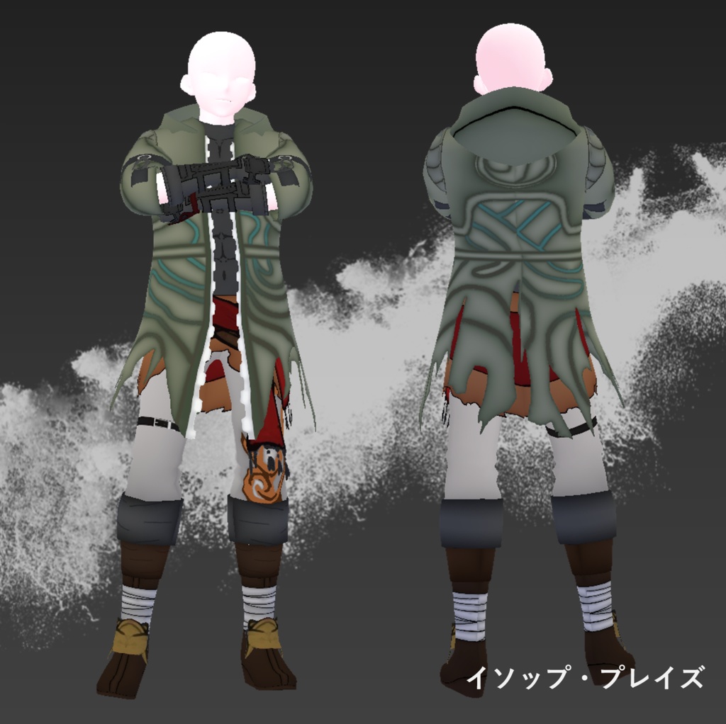 【VRoid】CamoCat Uniform