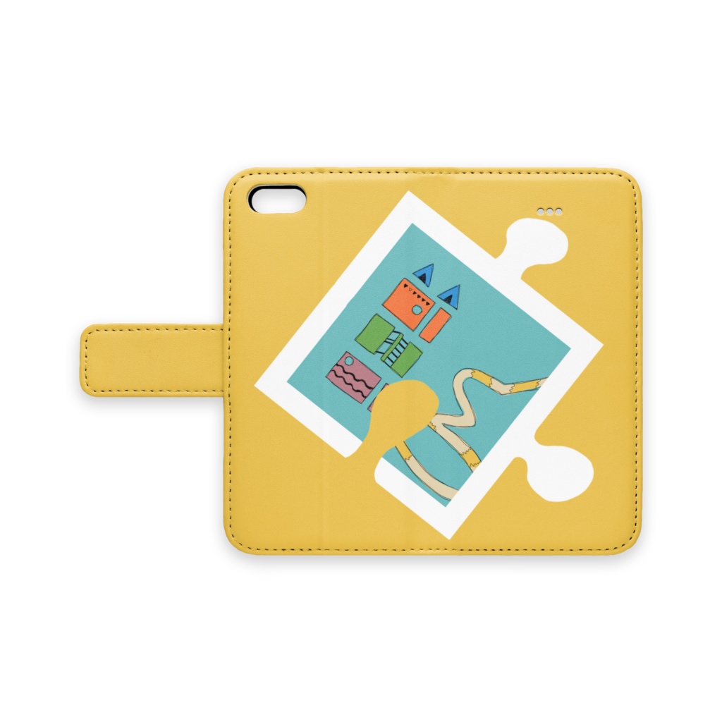 【手帳型iPhoneケース】悪戯ねこの夏遊び -Puzzle Edition-