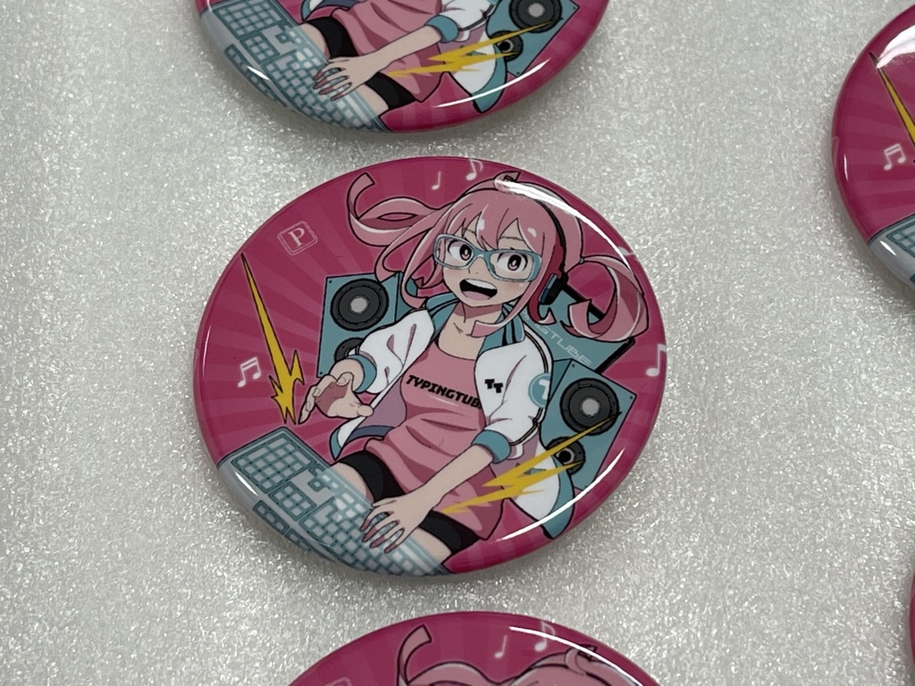 タイピングチューブ缶バッジ(旧)