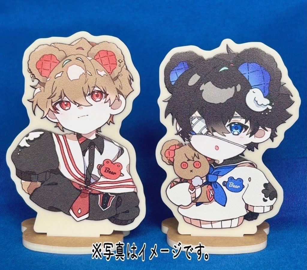 くまみみ白快アクスタ（2個セット）