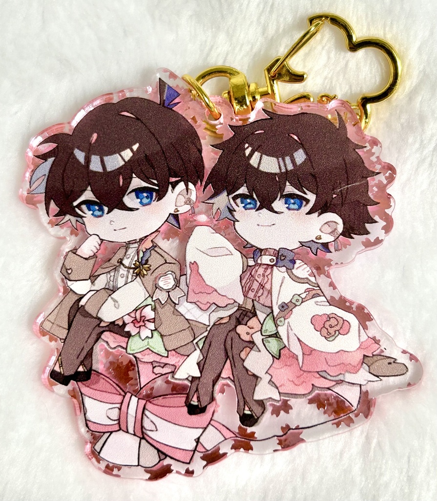 新快桜フレーク入りアクキー