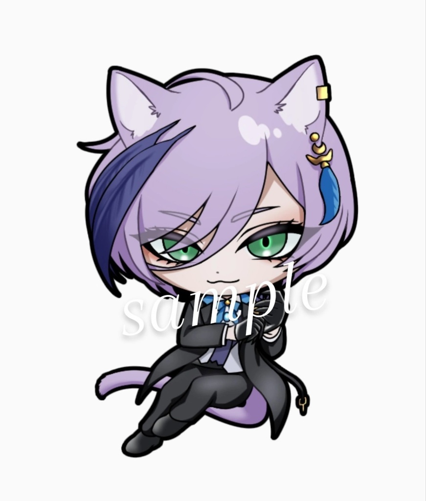 【非公式 二次創作】MECHATU-A ケモ耳ステッカー