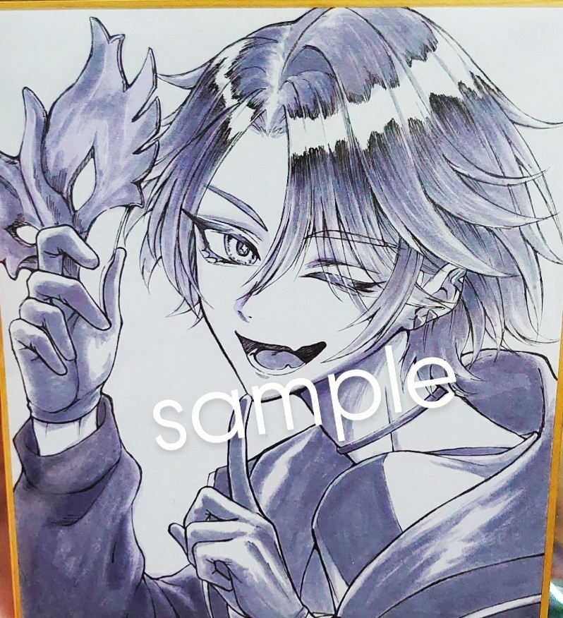 【非公式ファンアート】渡会雲雀 イラスト色紙