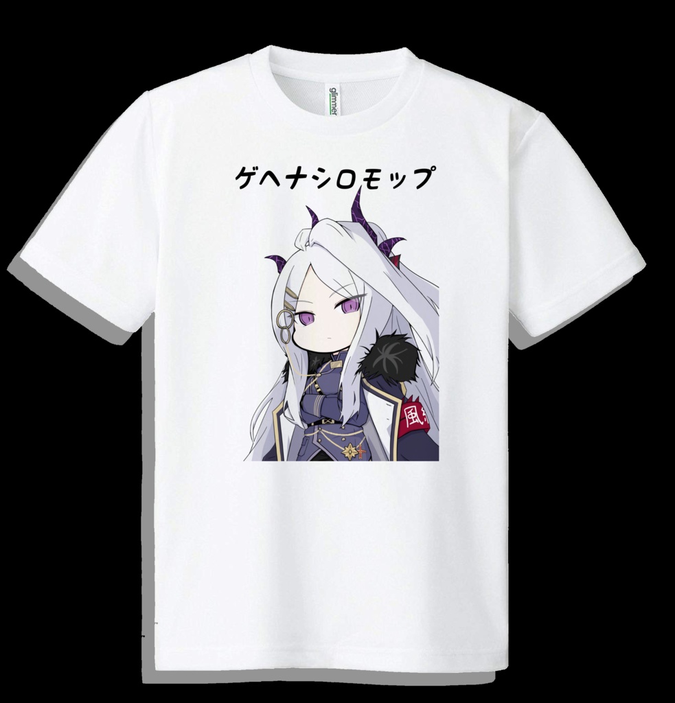 【非公式】空崎ヒナ　ｹﾞﾍﾅｼﾛﾓｯﾌﾟ【ドライメッシュTシャツ】