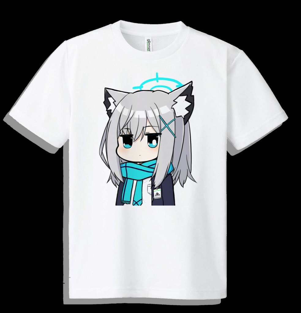 【非公式】砂狼シロコ 文字なし【ドライメッシュTシャツ】