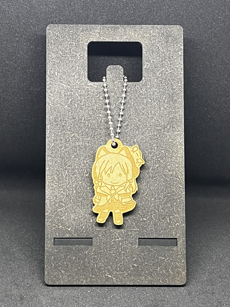 【非公式】ブルーアーカイブ ゲーム開発部【木材キーホルダー】